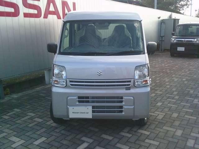 エブリイ 660 PA リミテッド ハイルーフ レーダーブレーキ キーレス 前席パワーウィ 点検記録簿 車線逸脱警報システム 禁煙 フロントパワーウインドウ キーレスキー 助手席エアバック エアバック パワステ AC ABS レーダーブレーキ装着車(3枚目)