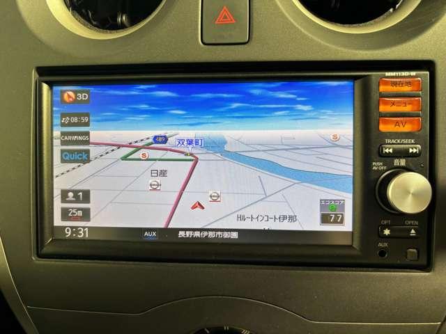 ノート １．２　Ｘ　純正ナビ（8枚目）