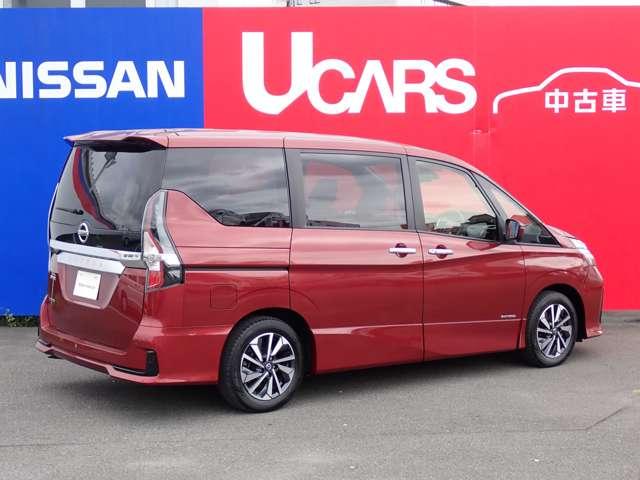 セレナ ２．０　ハイウェイスター　Ｖ　両側オートスライドドア　後席モニター　サイドエアバッグ　アラウンドビュ－　１オナ　アルミ　衝突被害軽減　ＬＤＰ　エアバッグ　両側オートスライドドア　ＬＥＤライト　インテリジェントキー　禁煙　点検記録簿　サイドカメラ　メモリーナビ　ナビＴＶ（2枚目）