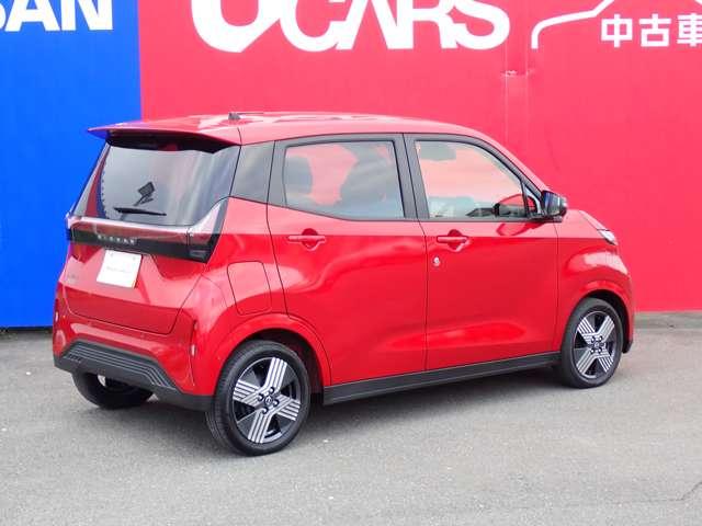 サクラ Ｇ　試乗車　電気自動車　１２セグ　アラウンドビュ　ワンオーナ　踏み間違い防止アシスト　ＬＥＤヘッドランプ　Ｐアシスト　スマートキー　禁煙車使用　ＬＤＷ　盗難防止システム　オートエアコン　ＥＴＣ　バックカメラ　ドライブレコーダー　ＡＢＳ（2枚目）