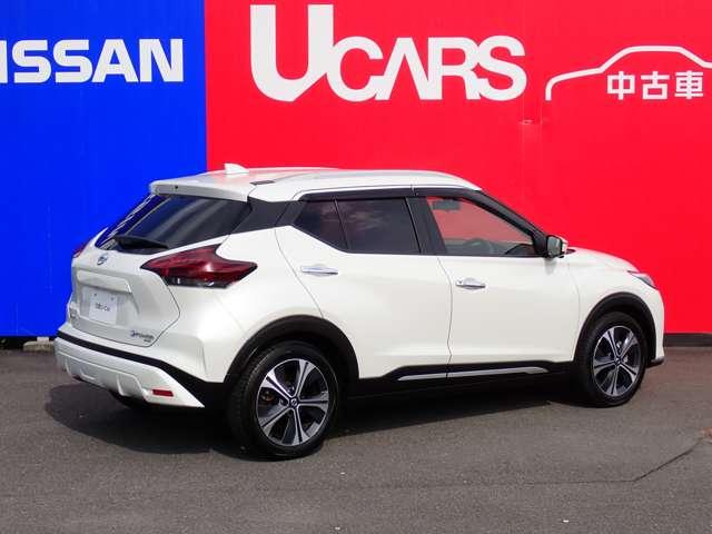 キックス １．２　Ｘ　ＦＯＵＲ　（ｅ－ＰＯＷＥＲ）　４ＷＤ　純正メモリーナビ　ＳＯＳコール　ナビＴＶ　ＬＥＤライト　踏み間違い防止　アラウンドビュ－　ＥＴＣ　禁煙車　盗難防止システム　車線逸脱警報　インテリキー　バックモニター　ワンオーナー　オートエアコン　４ＷＤ　アルミホイール　記録簿付き（2枚目）