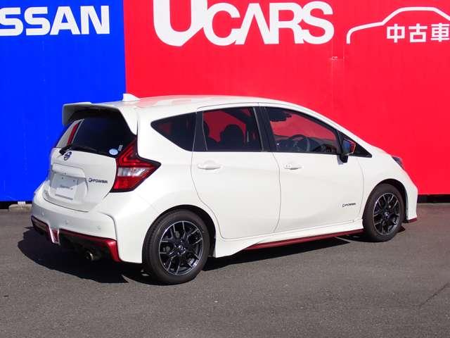 ノート 1.2 e-POWER NISMO ディスプレイ付オーディオ LEDライト LEDランプ クルコン Bカメラ レーンアシスト フルオートエアコン スマートキープッシュスタート Wエアバッグ 禁煙車 アルミ キーフリー ドラレコ 記録簿 サイドカメラ パワーステアリング ABS(2枚目)