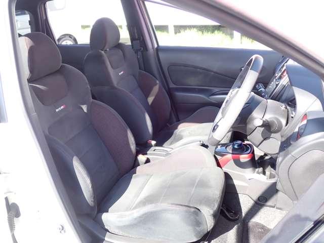 ノート 1.2 e-POWER NISMO ディスプレイ付オーディオ LEDライト LEDランプ クルコン Bカメラ レーンアシスト フルオートエアコン スマートキープッシュスタート Wエアバッグ 禁煙車 アルミ キーフリー ドラレコ 記録簿 サイドカメラ パワーステアリング ABS(6枚目)