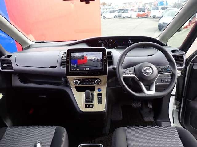 セレナ 1.2 e-POWER ハイウェイスター V 両側オートスライドドア 純正メモリーナビ 360°カメラ エマジェンシーブレーキ 1オナ スマキー バックカメラ 禁煙 LED レーンアシスト 点検記録簿付 ETC ドラレコ イモビ サイドカーテンエアバック フルオートエアコン エアバック(4枚目)