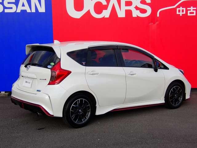 ノート 1.2 NISMO 純正メモリーナビ インテリジェントキー ECOモード 禁煙 イモビライザー 記録簿付き インテリキ- LEDランプ エアバック アルミ Wエアバック パワーステアリング ドラレコ キーレスエントリー フルオートエアコン ABS ワンセグTV(2枚目)
