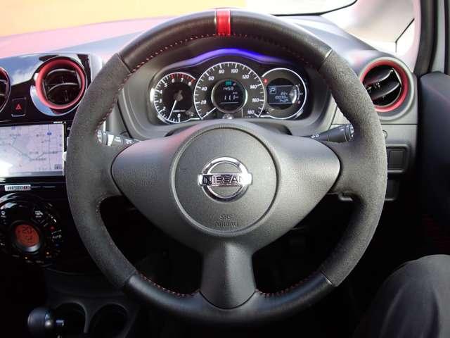 ノート 1.2 NISMO 純正メモリーナビ インテリジェントキー ECOモード 禁煙 イモビライザー 記録簿付き インテリキ- LEDランプ エアバック アルミ Wエアバック パワーステアリング ドラレコ キーレスエントリー フルオートエアコン ABS ワンセグTV(16枚目)