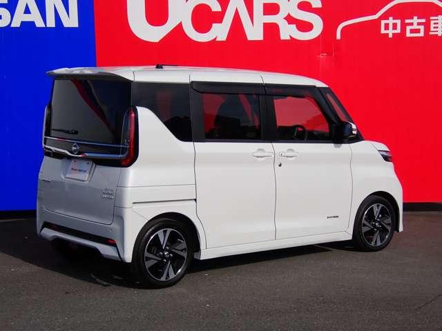 ルークス 660 ハイウェイスターGターボ 左側オートスライドドア SOSコール 両側スライド片側電動ドア 助手席エアバッグ インテリキ- レーンキープ 禁煙車 LEDヘッドランプ ETC 点検記録簿 ドライブレコーダー バックモニター キーフリー アルミホイール 盗難防止システム(2枚目)