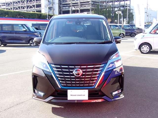 セレナ １．２　ｅ－ＰＯＷＥＲ　ハイウェイスター　Ｖ　両側オートスライドドア　後席モニター　３６０°カメラ　エマジェンシーブレーキ　１オナ　スマキー　バックカメラ　禁煙　ＬＥＤ　レーンアシスト　点検記録簿付　ＥＴＣ　ドラレコ　イモビ　サイドカーテンエアバック　フルオートエアコン　エアバック（44枚目）