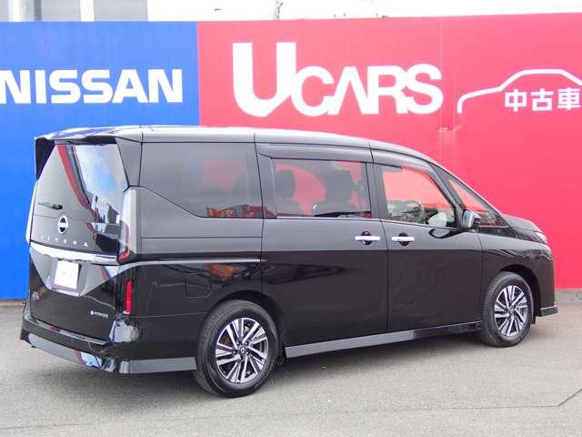 セレナ １．４　ｅ－ＰＯＷＥＲ　ハイウェイスターＶ　両側オートスライドドア　シートヒーター　自動（被害軽減）ブレーキ　ＬＤＰ　追従クルーズ　ＬＥＤランプ　バックモニター　禁煙　アルミホイール　ドライブレコーダ　ＥＴＣ　記録簿　盗難防止システム　スマートキー　１オナ　オートエアコン　ナビＴＶ（2枚目）