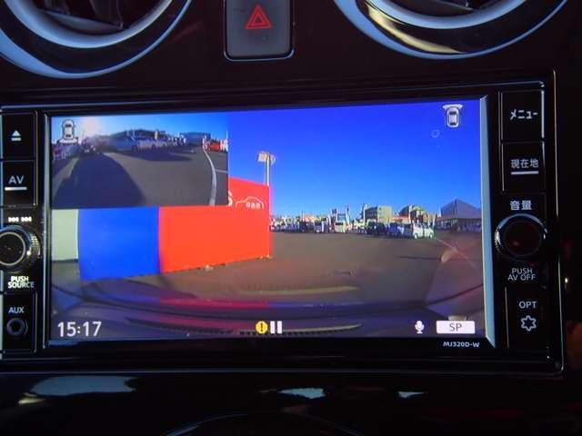 ノート １．２　Ｘ　Ｖセレクション　純正メモリーナビ　インテリジェントキー　衝突被害軽減装置　全周囲カメラ　バックビューモニター　レーンキープ　ワンオーナー　イモビライザー　ドラレコ付　記録簿　インテリキー　オートエアコン　Ａストップ　Ｗエアバック　ＥＴＣ　ＡＢＳ　ナビＴＶ（5枚目）