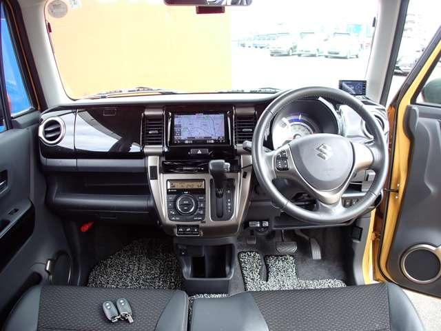 ハスラー 660 JスタイルII 4WD 社外メモリーナビ スマートキー イモビライザー 車線逸脱警報装置 スマートキー・プッシュスタート 地デジTV 運転席エアバッグ パワーウインドウ 4WD LEDヘッド メモリーナビ ETC車載器(4枚目)