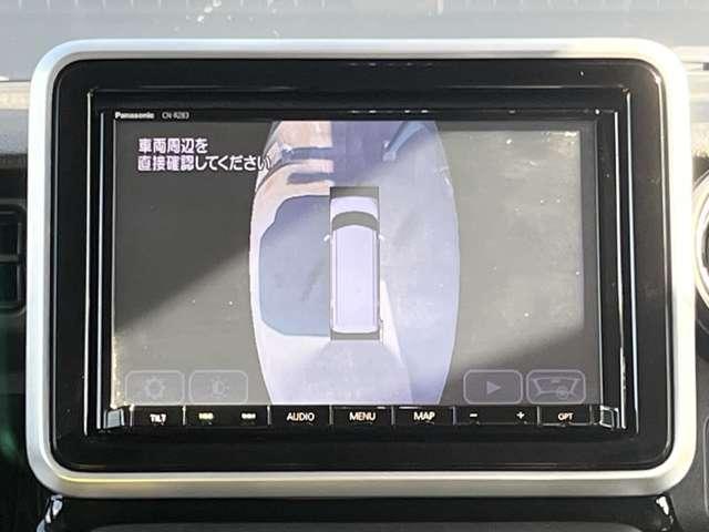 スペーシアカスタム ６６０　カスタム　ハイブリッド　ＸＳターボ　８インチ純正ナビ／全方位モニター／両側オー　両自動ドア　禁煙　前後誤発進抑制機能　アルミホイールタイヤ　ＡＣ　リアカメラ　盗難防止　スマートキー付　ＬＥＤ　ナビＴＶ　クルコン　キーフリーシステム　サイドエアバック　メモリナビ　エアバッグ　ＡＢＳ（4枚目）