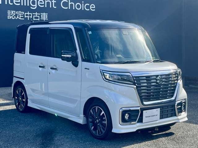 スペーシアカスタム ６６０　カスタム　ハイブリッド　ＸＳターボ　８インチ純正ナビ／全方位モニター／両側オー　両自動ドア　禁煙　前後誤発進抑制機能　アルミホイールタイヤ　ＡＣ　リアカメラ　盗難防止　スマートキー付　ＬＥＤ　ナビＴＶ　クルコン　キーフリーシステム　サイドエアバック　メモリナビ　エアバッグ　ＡＢＳ（10枚目）