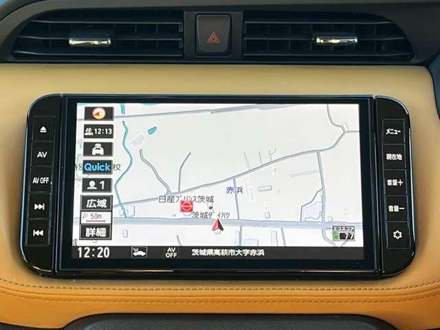 キックス １．２　Ｘ　ツートーン　インテリアエディション　（ｅ－ＰＯＷＥＲ）　純正ナビ／アラウンドモニター／プロパイ／前　エマージェンシーＢ　セキュリティ　アラウンドモニター　Ｒカメラ　ＬＥＤ　ワンオーナ　禁煙　エアコン　ドラレコ　スマートキー　記録簿　ＥＴＣ　メモリーナビ　サイドエアバック　ＡＷ　キーレス　寒冷地仕様（4枚目）