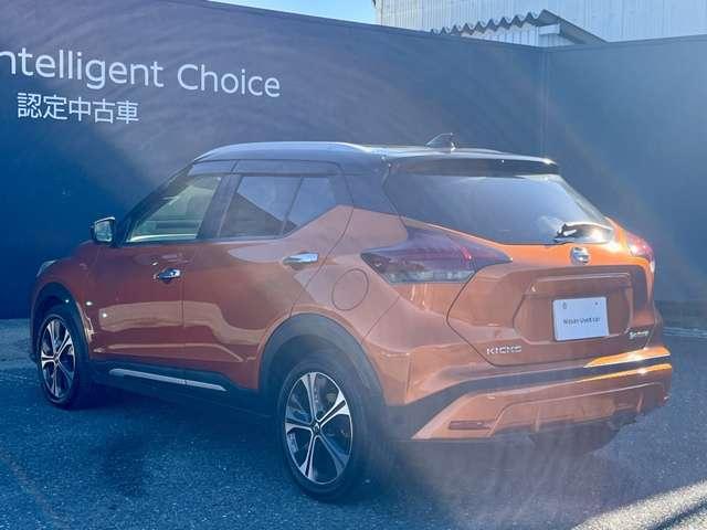 キックス １．２　Ｘ　ツートーン　インテリアエディション　（ｅ－ＰＯＷＥＲ）　純正ナビ／アラウンドモニター／プロパイ／前　エマージェンシーＢ　セキュリティ　アラウンドモニター　Ｒカメラ　ＬＥＤ　ワンオーナ　禁煙　エアコン　ドラレコ　スマートキー　記録簿　ＥＴＣ　メモリーナビ　サイドエアバック　ＡＷ　キーレス　寒冷地仕様（14枚目）