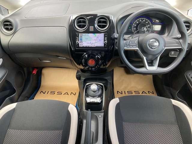 ノート １．２　ｅ－ＰＯＷＥＲ　Ｘ　法定点検渡・日産ワイド保証・純正ナビ・全（4枚目）