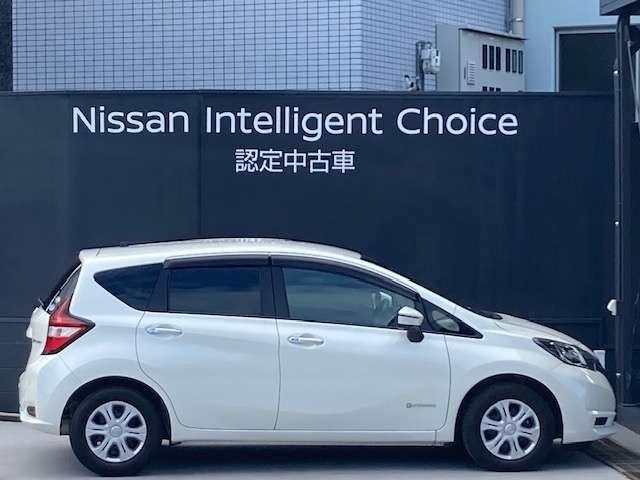 ノート １．２　ｅ－ＰＯＷＥＲ　Ｘ　法定点検渡・日産ワイド保証・純正ナビ・全（5枚目）