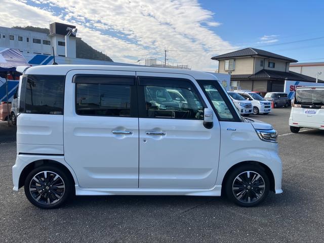 スペーシアカスタム カスタム HYBRID XSターボ MK53S オートライト Bluetooth スライドドア ナビ プッシュスタート シートヒーター オートエアコン スズキセーフティーサポート アイドリングストップ(5枚目)