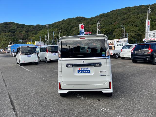 スペーシアカスタム カスタム HYBRID XSターボ MK53S オートライト Bluetooth スライドドア ナビ プッシュスタート シートヒーター オートエアコン スズキセーフティーサポート アイドリングストップ(7枚目)