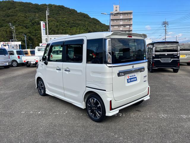 スペーシアカスタム カスタム HYBRID XSターボ MK53S オートライト Bluetooth スライドドア ナビ プッシュスタート シートヒーター オートエアコン スズキセーフティーサポート アイドリングストップ(8枚目)
