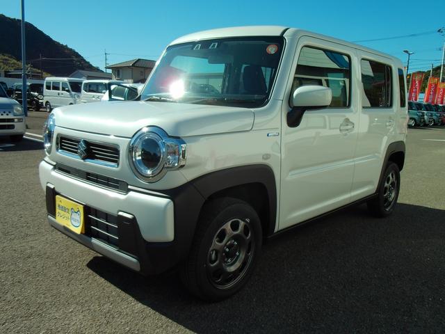 ハスラー ＨＹＢＲＩＤ　Ｇターボ　３型　オートライト　プッシュスタート　シートヒーター　オートエアコン　スズキセーフティーサポート　衝突被害軽減システム　アイドリングストップ　横滑り防止機能（2枚目）