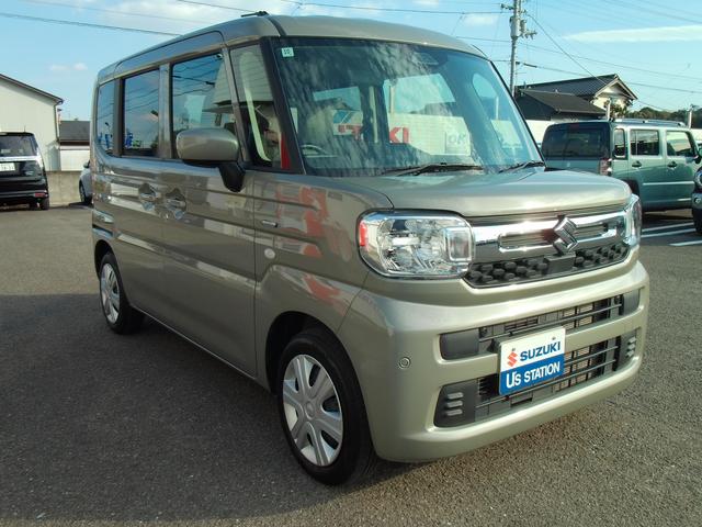 スペーシア ＨＹＢＲＩＤ　Ｇ　オートライト　スライドドア　プッシュスタート　オートエアコン　スズキセーフティーサポート　アイドリングストップ（3枚目）