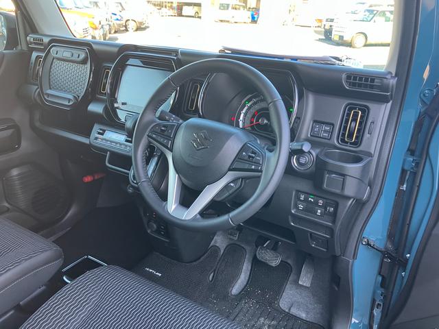 ハスラー ＨＹＢＲＩＤ　Ｘ　３型　９インチナビ・全方位カメラ・３Ｄビュー・ＬＥＤヘッドランプ・フロントフォグランプ・アルミホイール・シートヒーター・リアパーキングセンサー・キーレスプッシュスタートシステム（49枚目）