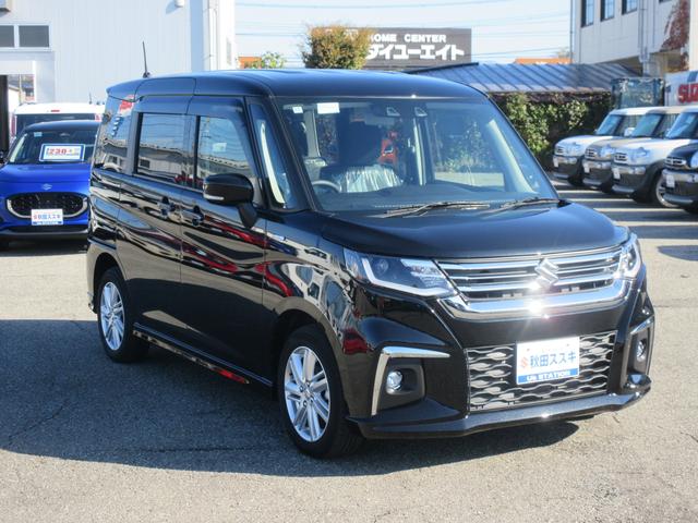 ソリオ ＨＹＢＲＩＤ　ＭＺ　４ＷＤ　衝突軽減Ｂ　両側電動ＳＤ　ＬＥＤ　オートライト　プッシュスタート　シートヒーター　オートエアコン　アイドリングストップ　横滑り防止機能　衝突安全ボディ　盗難防止システム（21枚目）