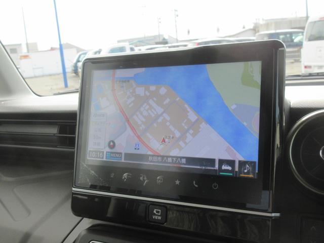 スペーシアギア ＨＹＢＲＩＤ　ＸＺターボ　４ＷＤ　全方位カメラ付ナビ　ＬＥＤ　オートライト　プッシュスタート　シートヒーター　オートエアコン　アイドリングストップ　横滑り防止機能　衝突安全ボディ　盗難防止システム　衝突被害軽減システム（4枚目）