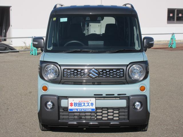 スペーシアギア ＨＹＢＲＩＤ　ＸＺターボ　４ＷＤ　全方位カメラ付ナビ　ＬＥＤ　オートライト　プッシュスタート　シートヒーター　オートエアコン　アイドリングストップ　横滑り防止機能　盗難防止システム　衝突安全ボディ（3枚目）