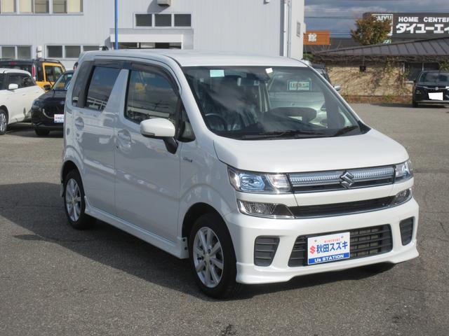 ワゴンＲ ＨＹＢＲＩＤ　ＦＺ　４ＷＤ　バックカメラ付ナビ　衝突軽減Ｂ　ＬＥＤ　オートライト　プッシュスタート　シートヒーター　オートエアコン　アイドリングストップ　横滑り防止機能　衝突安全ボディ　盗難防止システム（21枚目）