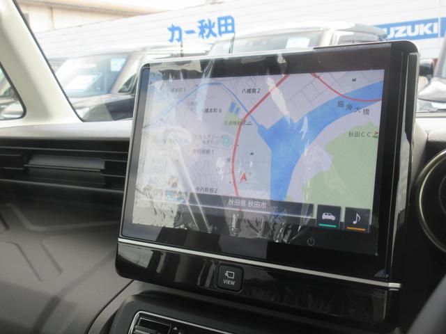 スペーシアギア ＨＹＢＲＩＤ　ＸＺターボ　４ＷＤ　全方位カメラ付ナビ　ＬＥＤ　オートライト　両側スライドドア　プッシュスタート　オートエアコン　シートヒーター　アイドリングストップ　横滑り防止機能　衝突安全ボディ　盗難防止システム（4枚目）