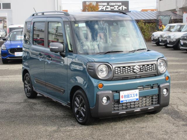 スペーシアギア ＨＹＢＲＩＤ　ＸＺターボ　４ＷＤ　全方位カメラ付ナビ　ＬＥＤ　オートライト　両側スライドドア　プッシュスタート　オートエアコン　シートヒーター　アイドリングストップ　横滑り防止機能　衝突安全ボディ　盗難防止システム（21枚目）