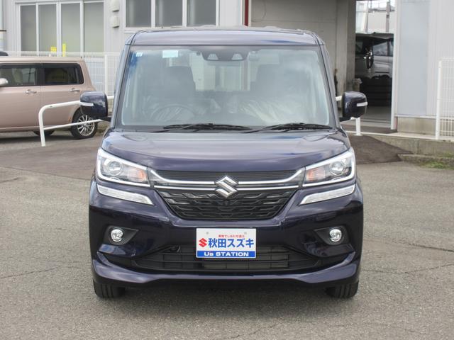 ソリオバンディット HYBRID MV 4WD 全方位カメラ付ナビ ドラレコ ETC オートライト プッシュスタート シートヒーター オートエアコン アイドリングストップ 横滑り防止機能 衝突安全ボディ 盗難防止システム(3枚目)