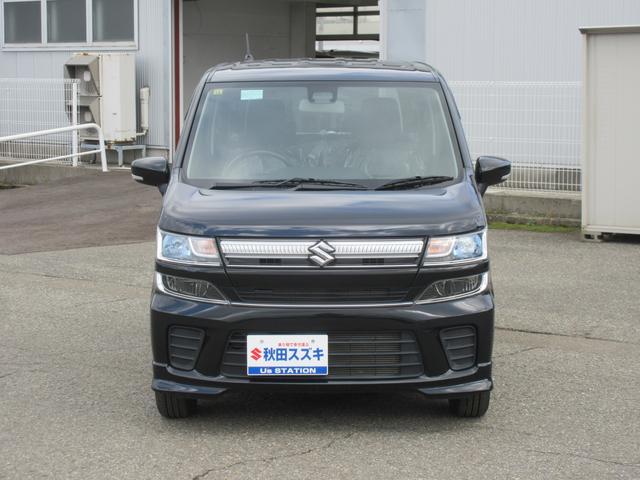 ワゴンＲ ＨＹＢＲＩＤ　ＦＺ　４ＷＤ　ＣＤラジオ　衝突被害軽減　ＬＥＤ　オートライト　プッシュスタート　シートヒーター　オートエアコン　アイドリングストップ　横滑り防止機能　衝突安全ボディ　盗難防止システム（3枚目）