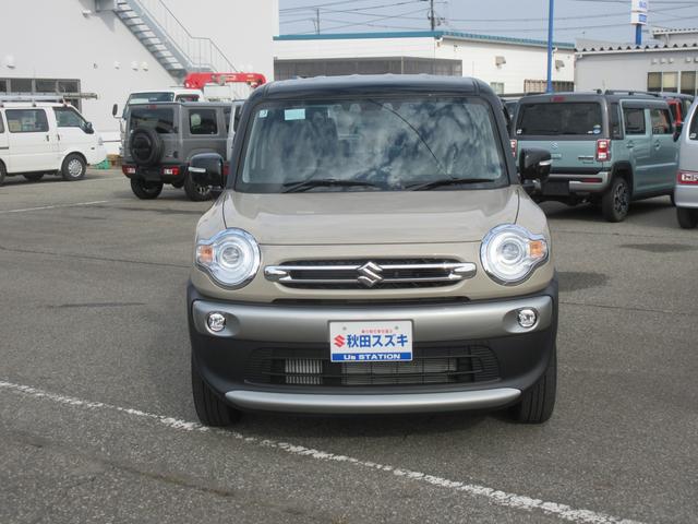 クロスビー ＨＹＢＲＩＤ　ＭＺ　４ＷＤ　全方位カメラ付ナビ　ドラレコ　オートライト　プッシュスタート　シートヒーター　オートエアコン　アイドリングストップ　横滑り防止機能　衝突安全ボディ　盗難防止システム　ＥＴＣ（3枚目）