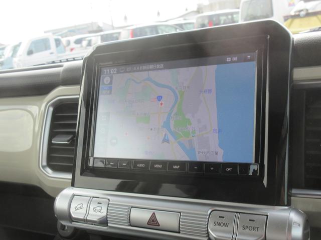 クロスビー ＨＹＢＲＩＤ　ＭＺ　４ＷＤ　全方位カメラ付ナビ　ドラレコ　オートライト　プッシュスタート　シートヒーター　オートエアコン　アイドリングストップ　横滑り防止機能　衝突安全ボディ　盗難防止システム　ＥＴＣ（4枚目）