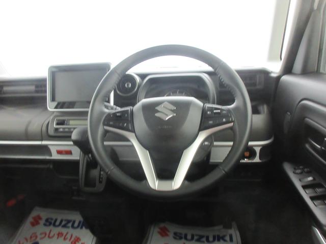 スペーシアギア HYBRID XZ 4WD 衝突軽減B オートライト スライドドア プッシュスタート シートヒーター オートエアコン 禁煙車 アイドリングストップ 横滑り防止機能 衝突安全ボディ スズキセーフティーサポート 盗難防止システム(4枚目)