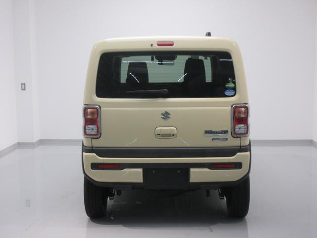 ハスラー ＨＹＢＲＩＤ　Ｘ　４ＷＤ　全方位カメラ付８インチナビＴＶ　マット　バイザー付　プッシュスタート　オートライト　オートエアコン　アイドリングストップ　衝突軽減（5枚目）