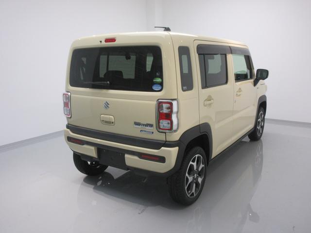 ハスラー ＨＹＢＲＩＤ　Ｘ　４ＷＤ　全方位カメラ付８インチナビＴＶ　マット　バイザー付　プッシュスタート　オートライト　オートエアコン　アイドリングストップ　衝突軽減（6枚目）