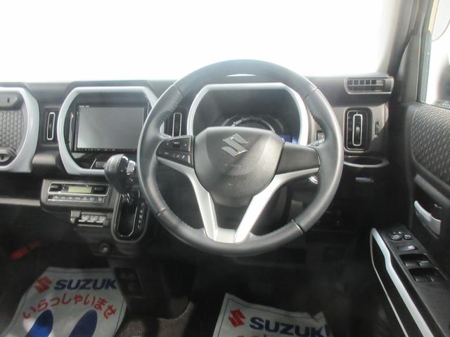 ハスラー ＨＹＢＲＩＤ　Ｘ　４ＷＤ　全方位カメラ付８インチナビＴＶ　マット　バイザー付　プッシュスタート　オートライト　オートエアコン　アイドリングストップ　衝突軽減（12枚目）