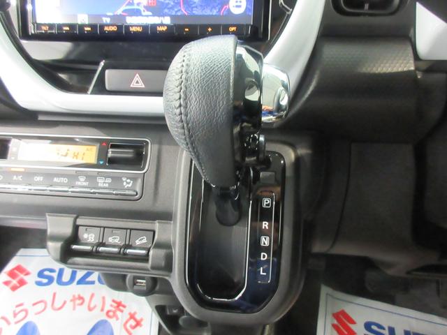 ハスラー ＨＹＢＲＩＤ　Ｘ　４ＷＤ　全方位カメラ付８インチナビＴＶ　マット　バイザー付　プッシュスタート　オートライト　オートエアコン　アイドリングストップ　衝突軽減（18枚目）