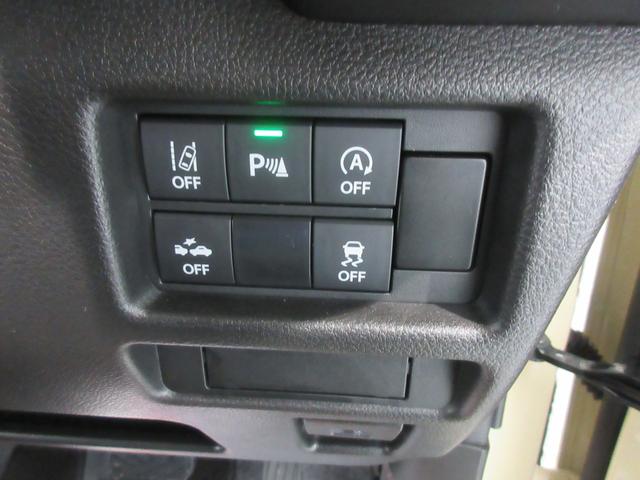 ハスラー ＨＹＢＲＩＤ　Ｘ　４ＷＤ　全方位カメラ付８インチナビＴＶ　マット　バイザー付　プッシュスタート　オートライト　オートエアコン　アイドリングストップ　衝突軽減（25枚目）