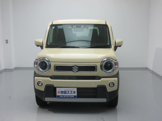 ハスラー ＨＹＢＲＩＤ　Ｘ　４ＷＤ　全方位カメラ付８インチナビＴＶ　マット　バイザー付　プッシュスタート　オートライト　オートエアコン　アイドリングストップ　衝突軽減（53枚目）