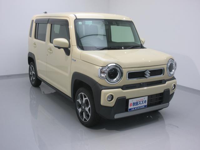 ハスラー ＨＹＢＲＩＤ　Ｘ　４ＷＤ　全方位カメラ付８インチナビＴＶ　マット　バイザー付　プッシュスタート　オートライト　オートエアコン　アイドリングストップ　衝突軽減（54枚目）