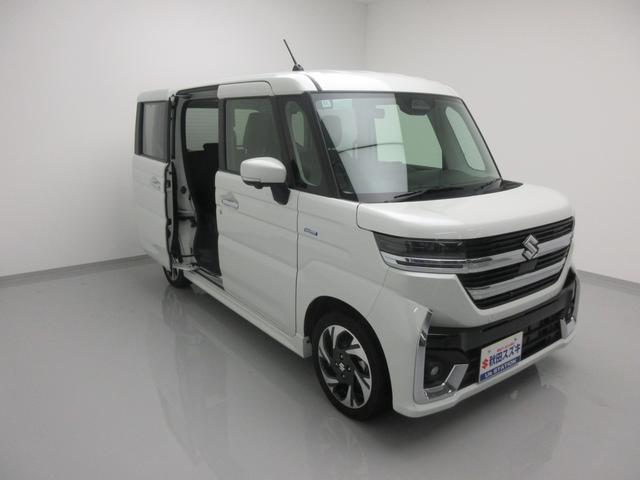 スペーシアカスタム ＨＹＢＲＩＤ　ＸＳターボ　４ＷＤ　全方位カメラ付ナビ　ＬＥＤ　オートライト　両側電動スライドドア　プッシュスタート　シートヒーター　オートエアコン　アイドリングストップ　横滑り防止機能　衝突安全ボディ　盗難防止システム（52枚目）