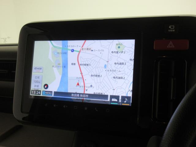 スペーシア ＨＹＢＲＩＤ　Ｘ　４ＷＤ　純正ナビ　全方位カメラ　衝突軽減　純正ナビ　シートヒーター　オートエアコン　プッシュスタート　バックカメラ　横滑り防止機能　アイドリングストップ　衝突安全ボディ　衝突被害軽減システム　スズキセーフティーサポート（10枚目）