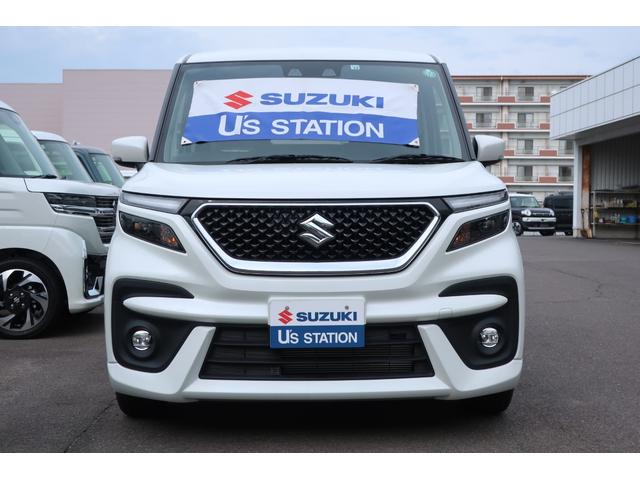 ソリオバンディット バンディット　ＨＹＢＲＩＤ　ＳＶ　後席両側電動スライドドア　衝突被害軽減システム　リヤパーキングセンサー　オートライト　ハイビームアシスト　アダプティブクルーズコントロール　シートヒーター　フルオートエアコン　プッシュスタート（2枚目）