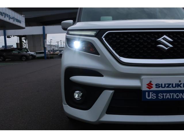 ソリオバンディット バンディット　ＨＹＢＲＩＤ　ＳＶ　後席両側電動スライドドア　衝突被害軽減システム　リヤパーキングセンサー　オートライト　ハイビームアシスト　アダプティブクルーズコントロール　シートヒーター　フルオートエアコン　プッシュスタート（10枚目）