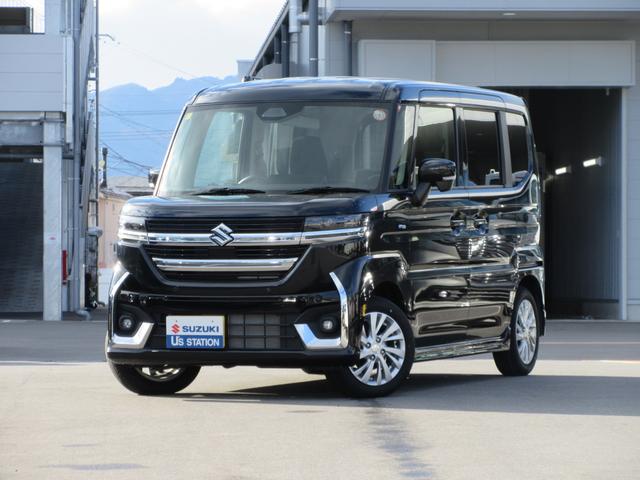 スペーシアカスタム カスタム　ＨＹＢＲＩＤ　ＧＳ　４ＷＤ　４ＷＤ　衝突軽減ブレーキ　片側電動スライドドア（24枚目）